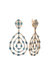 Gold earrings G-539-01-Tp26-E