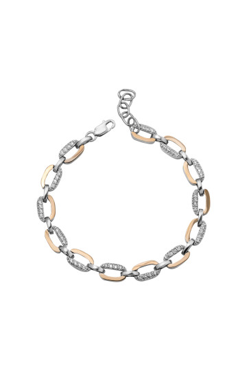Срібний браслет S-054_1-01-B
