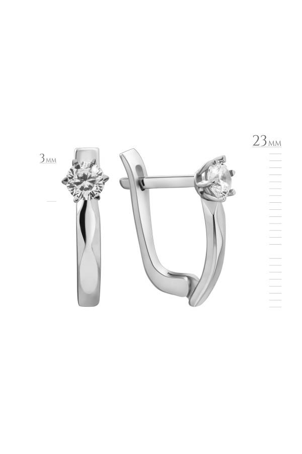 Pendientes de plata S-733-01-E