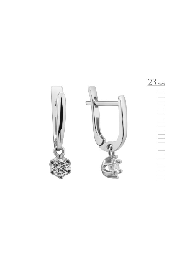 Silver earrings S-729-01-E