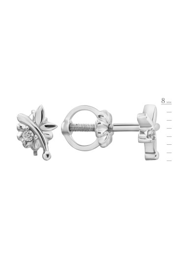 Серебряные серьги S-603-01-E