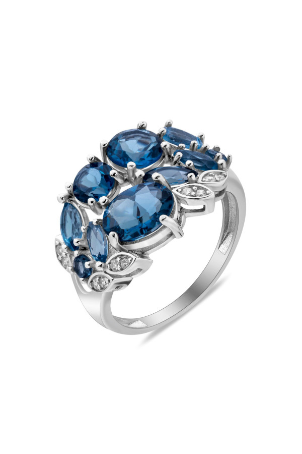 Серебряное кольцо S-689-01-Tp26-R