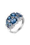 Серебряное кольцо S-689-01-Tp26-R