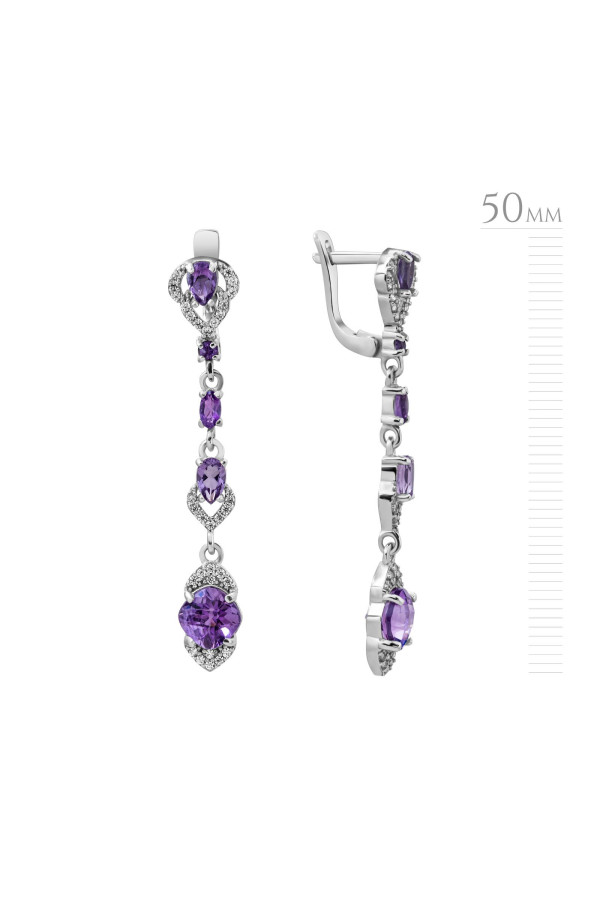 Pendientes de plata S-433-01-Am50-E