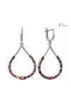 Серебряные серьги S-542-01-Tr100-E