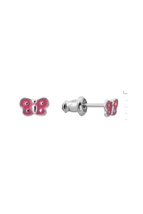 Pendientes de plata S-763-Em46-E