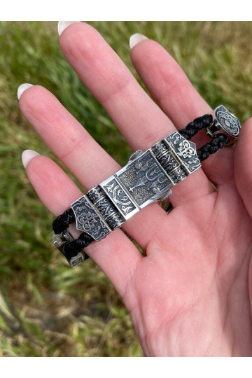 Серебряный браслет S-817-W18-B