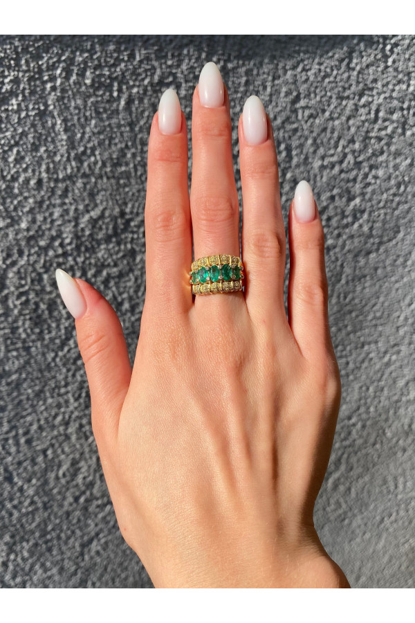 Anillo de oro G-893-D01-Iz31-R