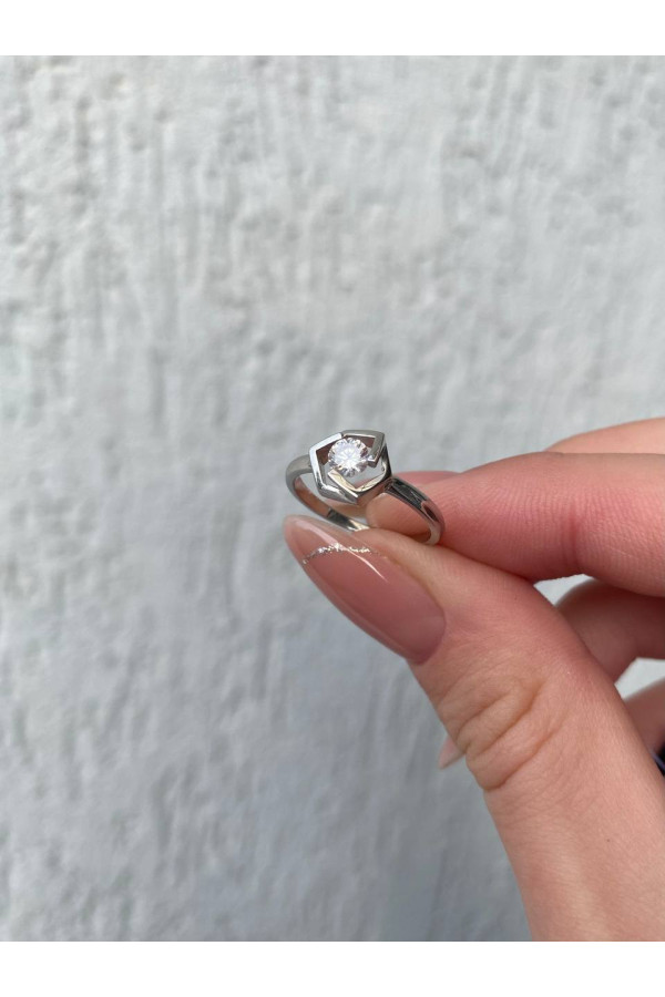 Серебряное кольцо S-596-2-01-R