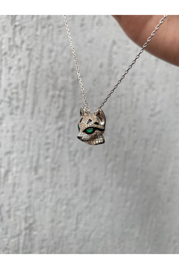 Silver necklace S-901-013162-Em18-N