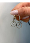 Silver earrings S-923-01-E