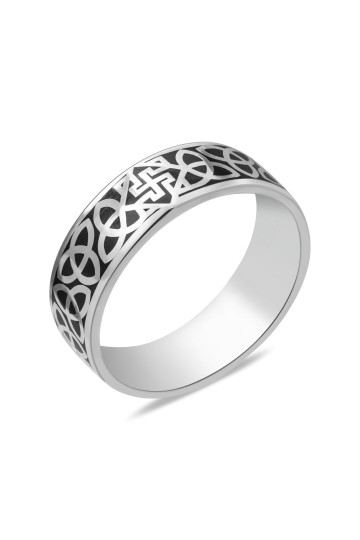 Silver ring S-417-Em18-R