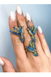 Silver earrings S-930-2563-E