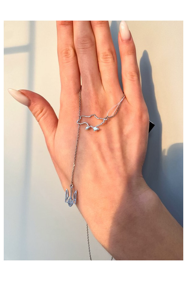 Silver necklace S-4046-N