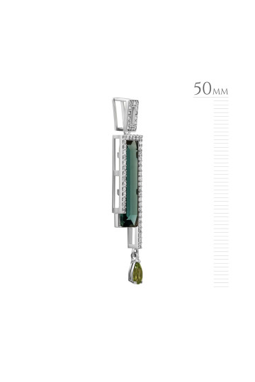 Colgante de plata S-575-01-Kv31-P