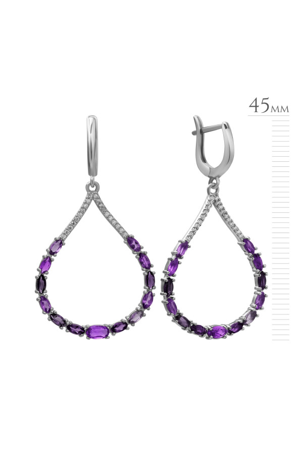 Silver earrings S-542-0150-E