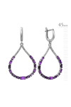 Silver earrings S-542-0150-E