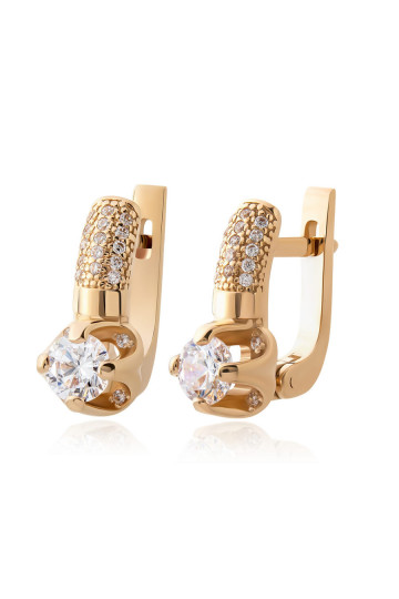 Gold earrings G-068-01-E