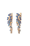 Gold earrings G-256-012125-E