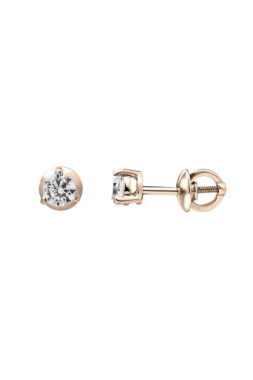 Gold earrings G-502-01-E