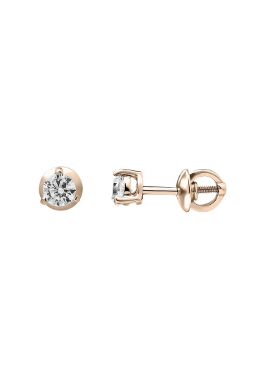 Gold earrings G-502-01-E