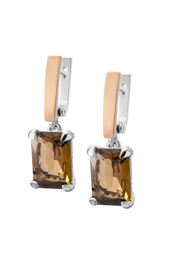 Silver earrings S-004_1-0160-E