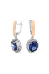 Silver earrings S-013_1-0121-E