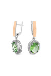 Silver earrings S-013_1-0134-E