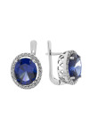 Silver earrings S-013N-0121-E