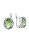 Silver earrings S-013N-0134-E