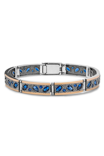 Silver bracelet S-014_1-21-B