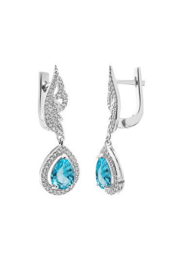 Silver earrings S-042-0126-E