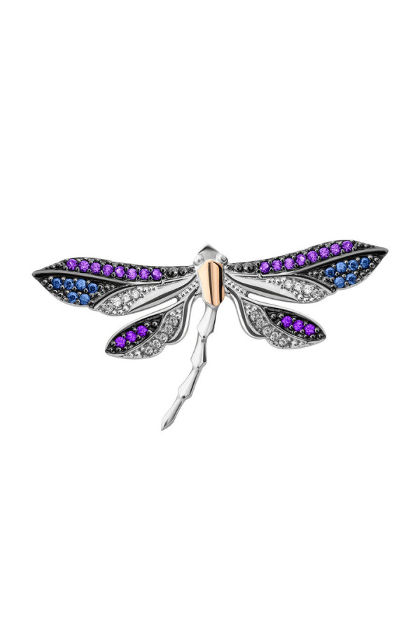 Silver brooch S-048_1-012150-Br