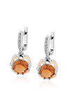 Silver earrings S-064_1-54-E