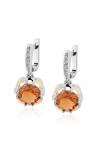 Silver earrings S-064_1-54-E