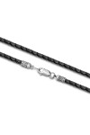 Silver Cord Necklace 1030-L18-Sh