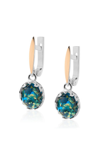 Silver earrings S-105_1-27-E