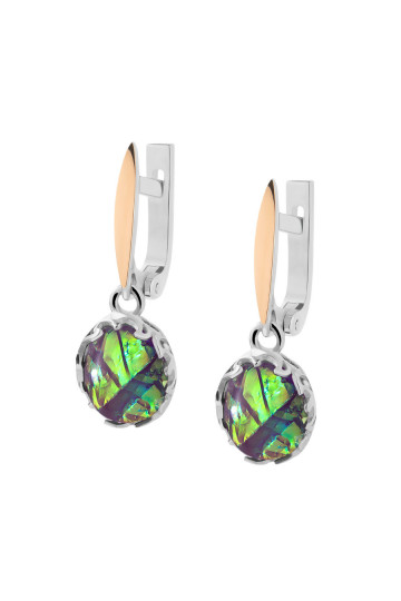 Silver earrings S-105_1-55-E