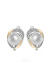 Silver earrings S-123_1-01-E