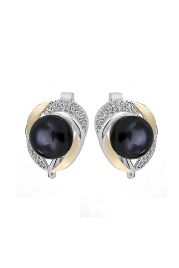 Silver earrings S-123_1-0118-E