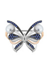 Срібна брошка S-135_1-0122-Br