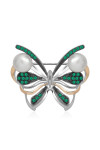 Silver brooch S-135_1-0131-Br