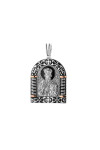 Silver pendant S-143_1-Em18-P