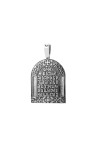 Silver pendant S-143_1-Em18-P