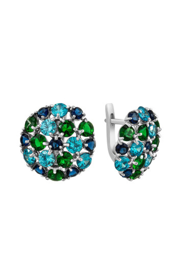 Silver earrings S-172-213125-E