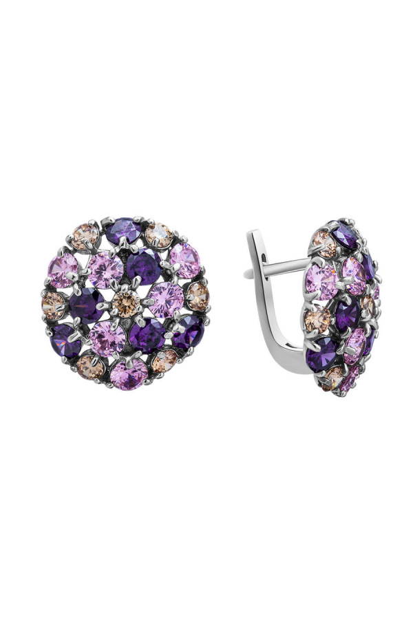 Silver earrings S-172-344550-E