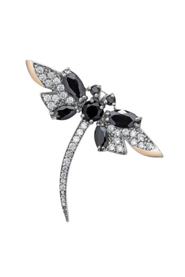 Silver brooch S-195_1-0118-Br