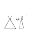 Silver earrings S-203-E