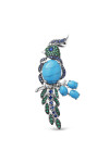 Silver brooch S-207-212331-Br