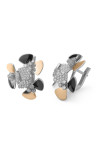 Silver earrings S-210_1-01-Em18-E
